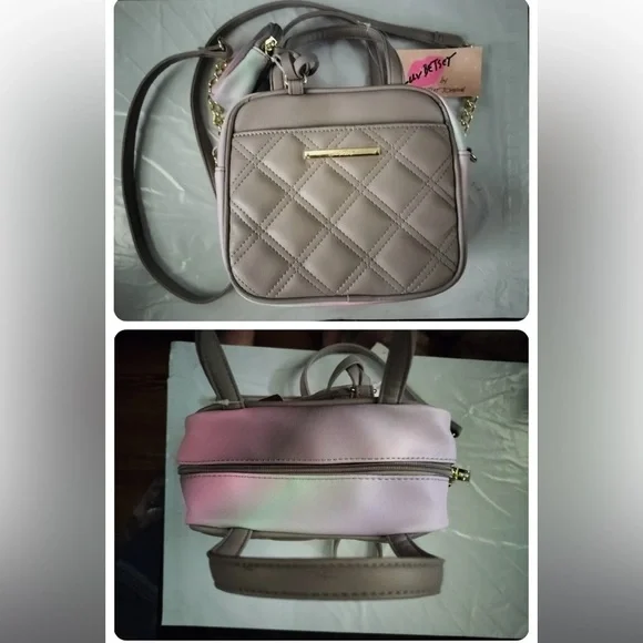 Betsey Johnson Satchel with Pouch Purse - Picture 9 of 9